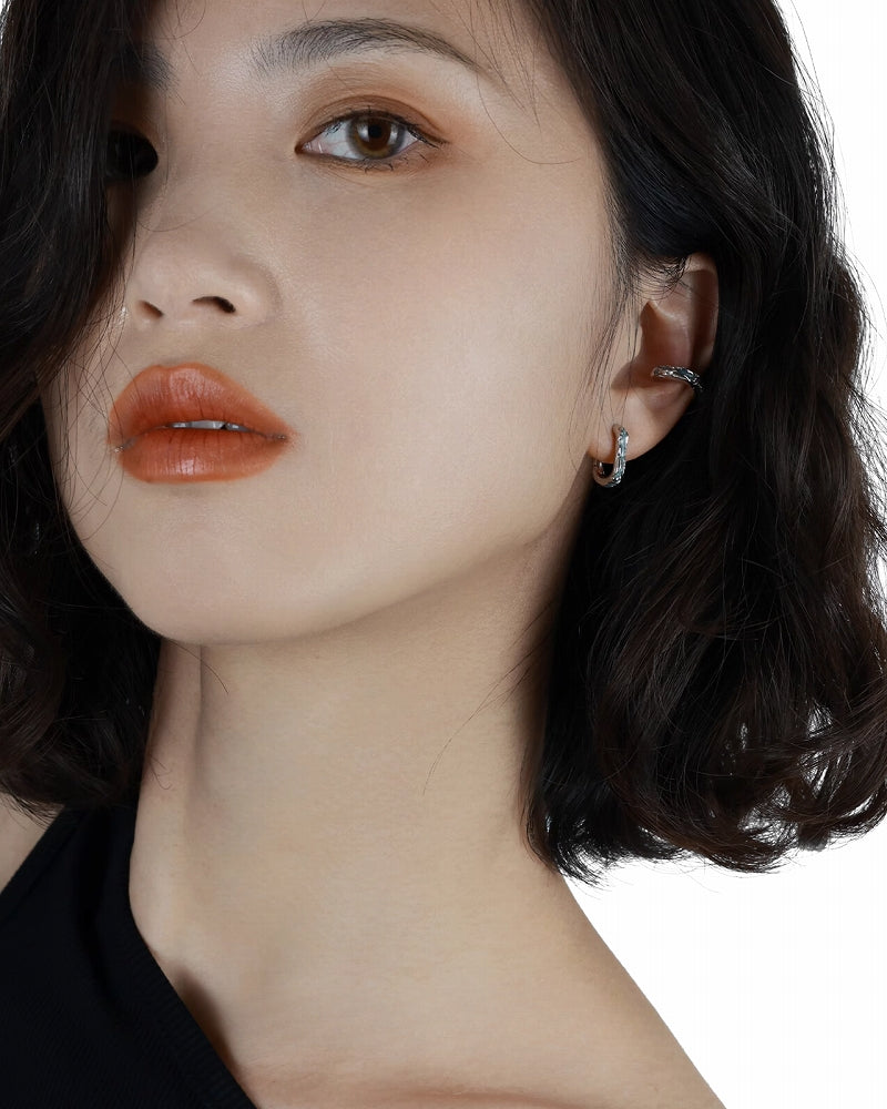 [OOMEOO]Blue Waves Ocean Earrings pg232