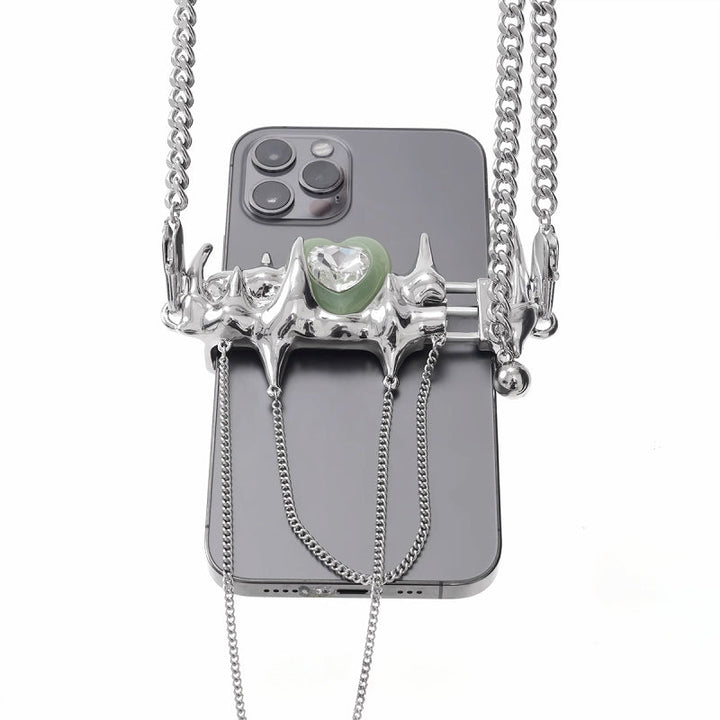 【SUMIYAKI】Heart Rate Chart Phone Chain pg972