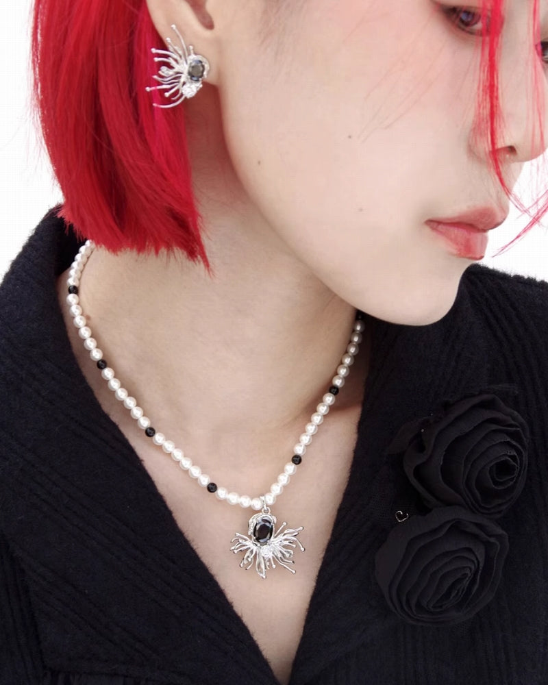 [Esak∞chi]Xuanming Butterfly Dark Necklace pg2024