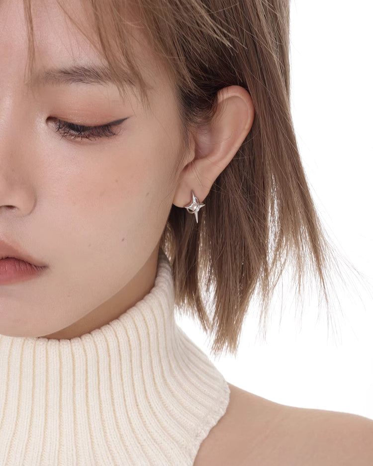 [SUMIYAKI] 3D Star Earrings pg13