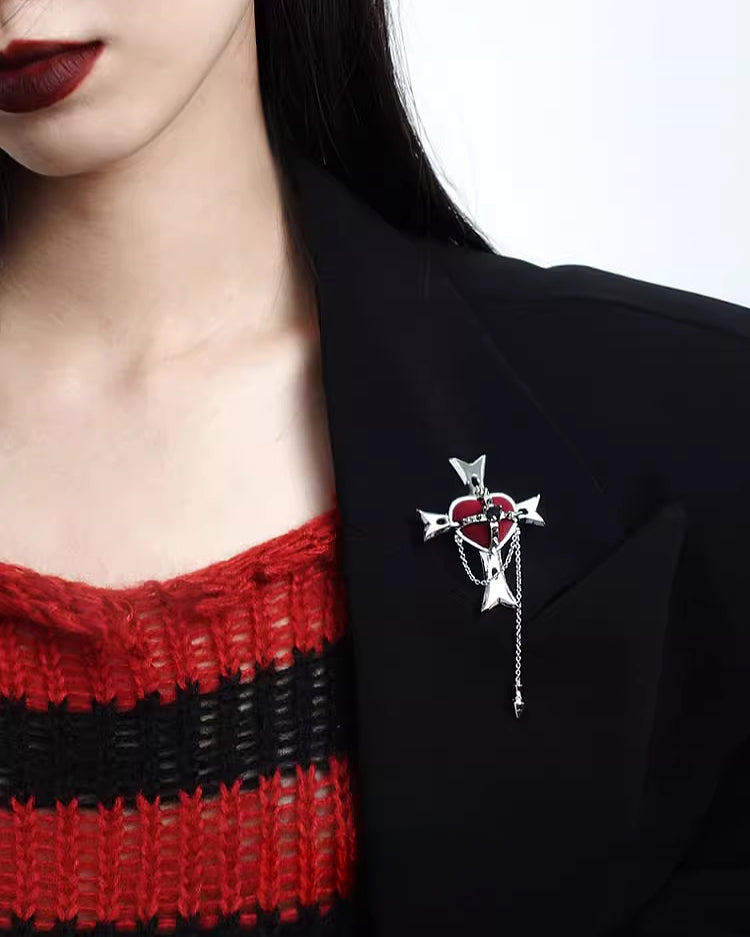 [OCTO VITA] Evil Girl Crazy Flower Brooch pg695