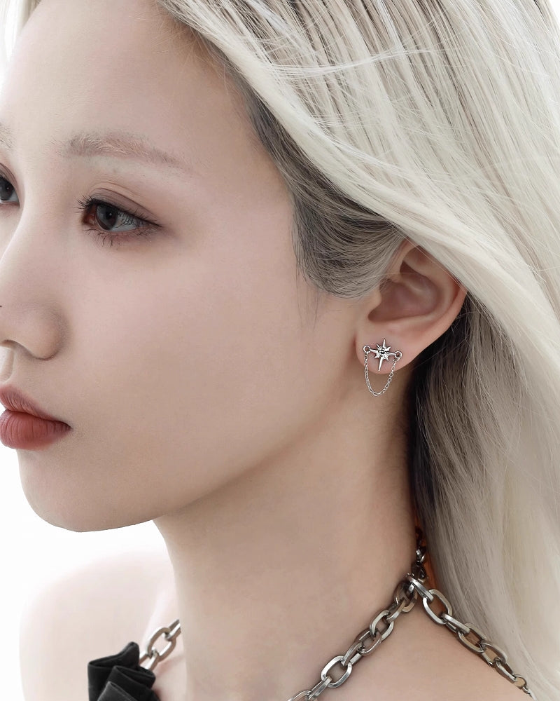 Light Domain Star Earrings 02