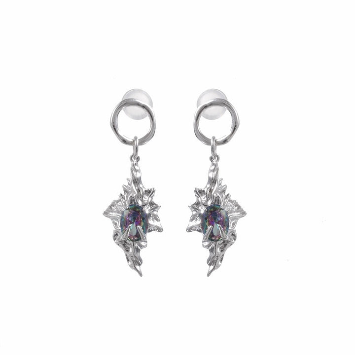 [SUMIYAKI]Temple Colorful Flare Stone Earrings01 pg1840