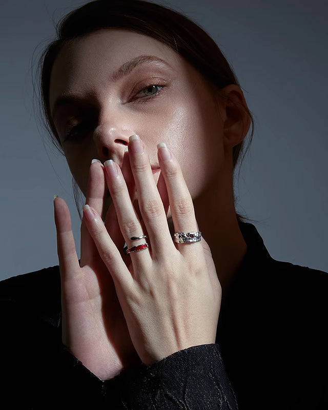 [FAITMAIN] Benmingnian Red Dripping Glaze Ring pg140