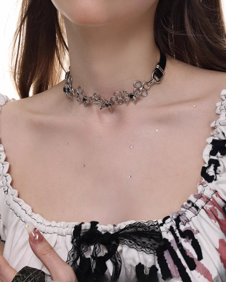 【SUMIYAKI】Night Butterfly Choker pg1263