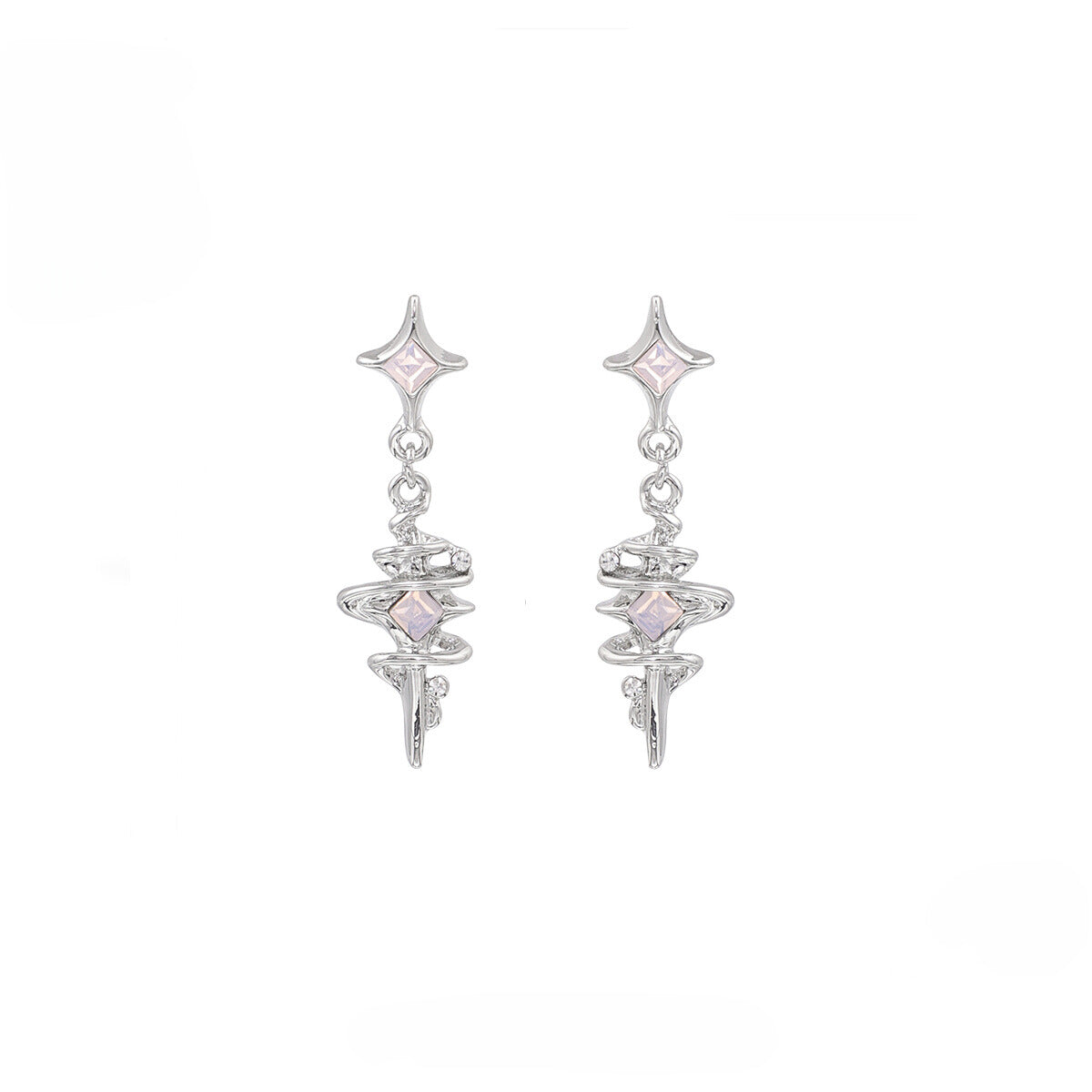 [SUMIYAKI] Star Twine Tree Earrings pg1765