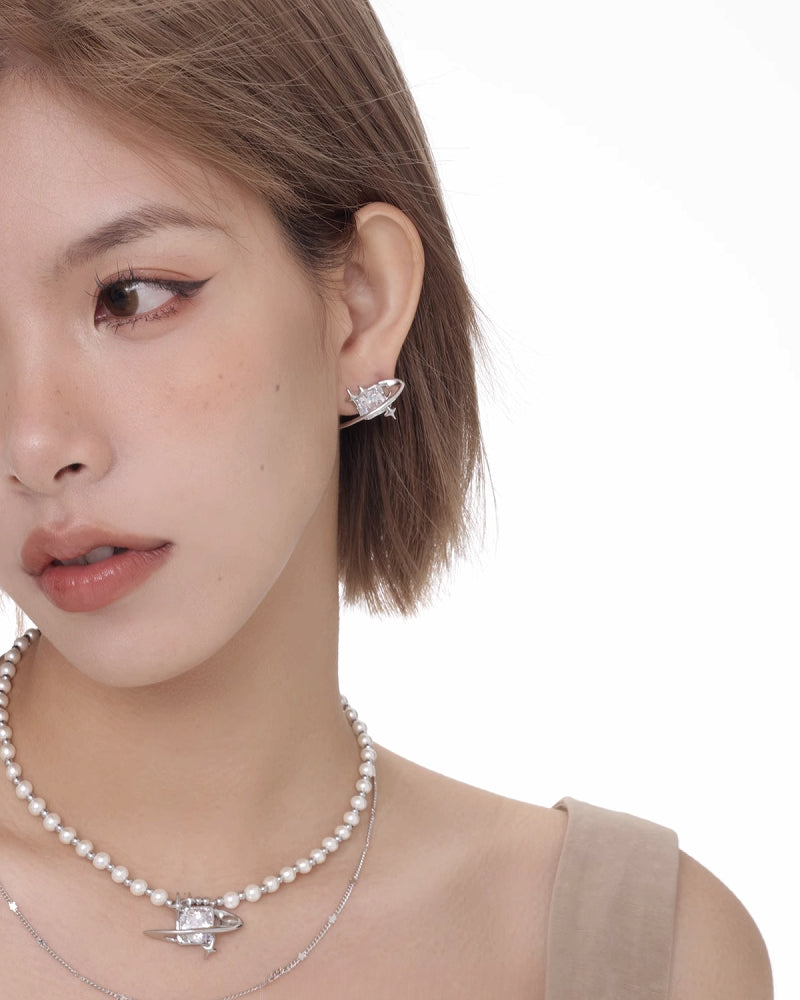 [SUMIYAKI] Starry Galaxy Earrings pg1779