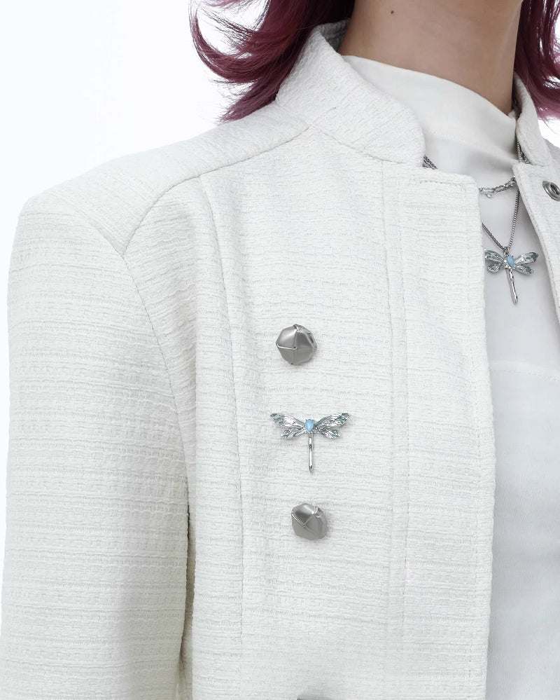 【1ST XULIE】Dragonfly Light Blue Brooche pg627