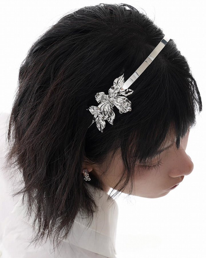 【SUMIYAKI】Metal Flower Headband pg1207