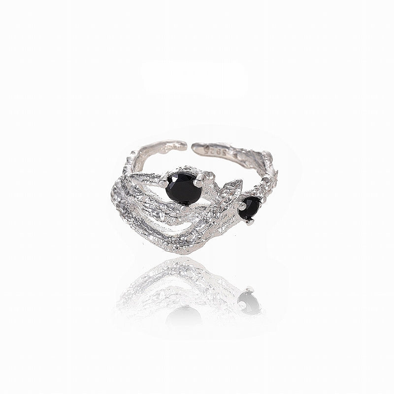 [FAITMAIN] Lunar Eclipse Stone Branch Hollow Ring pg1158