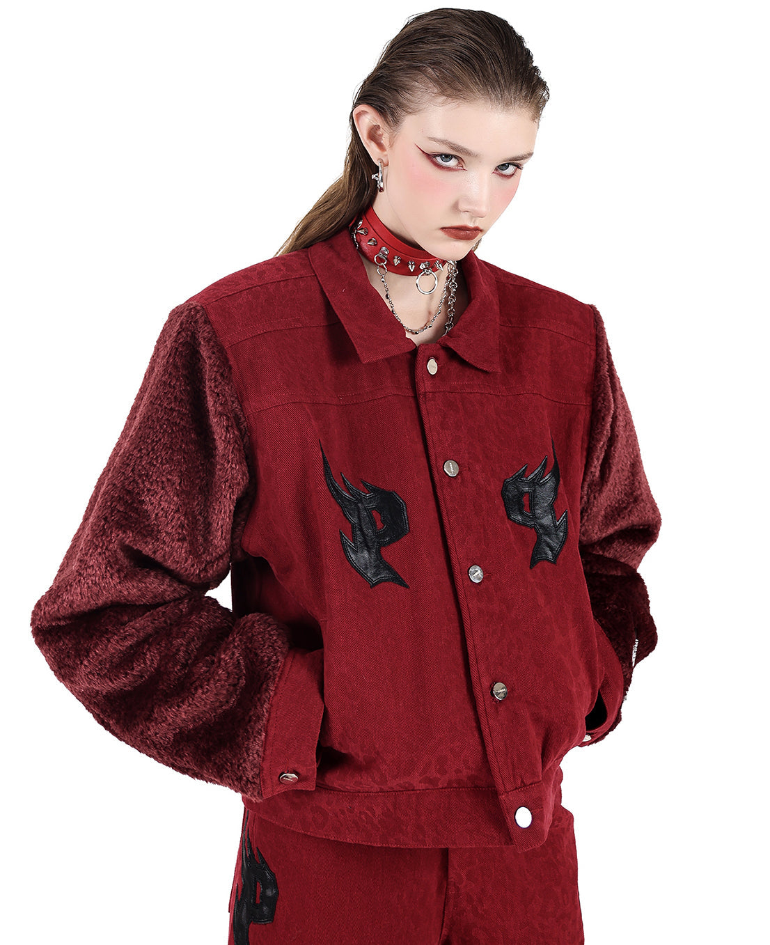 [PINKSPINK] Diamond Rock Chain Choker pg594