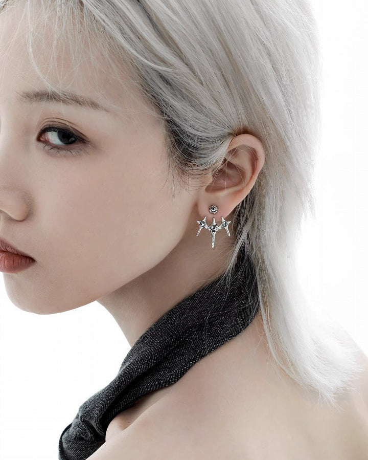 [1ST XULIE] Three Stars Earrings pg1900