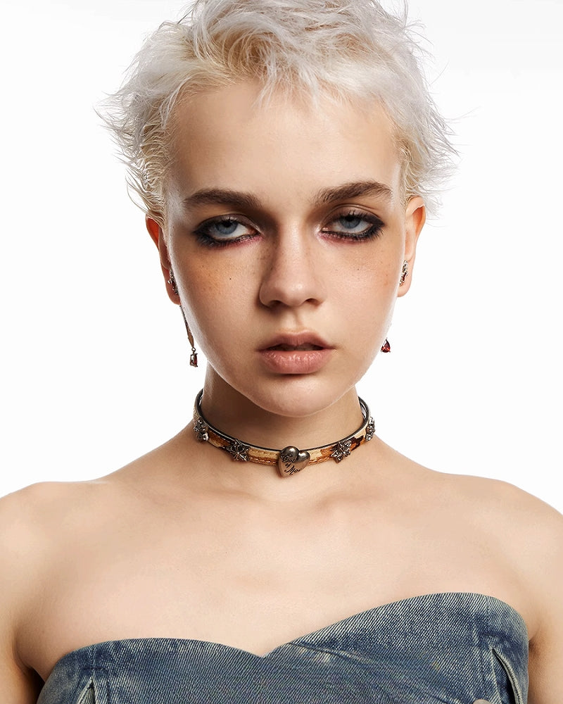 [OCTO VITA] Dune Wasteland Love Star Choker pg666