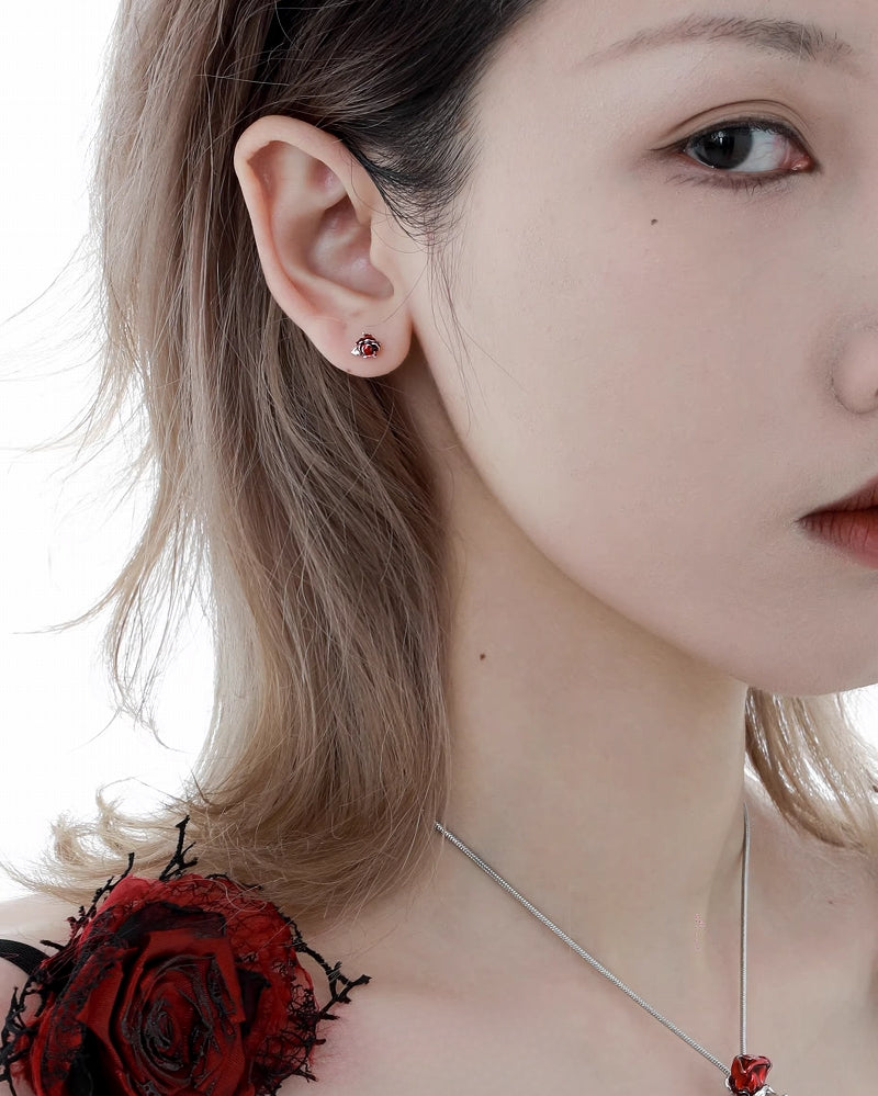 【1ST XULIE】Forbidden Rose Buds Earrings pg803