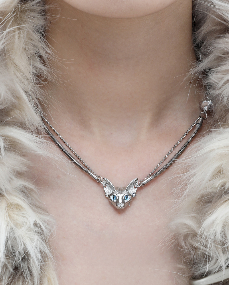 【1ST XULIE】Peek Into The Cat Necklace01 pg1348