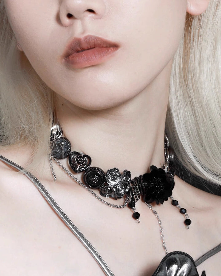 【1ST XULIE】Forbidden Rose Choker pg804