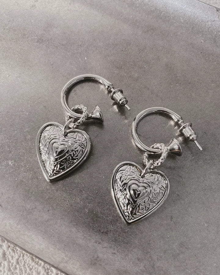 【Insomnia Artist】Soft Dream Heart Earrings pg1661