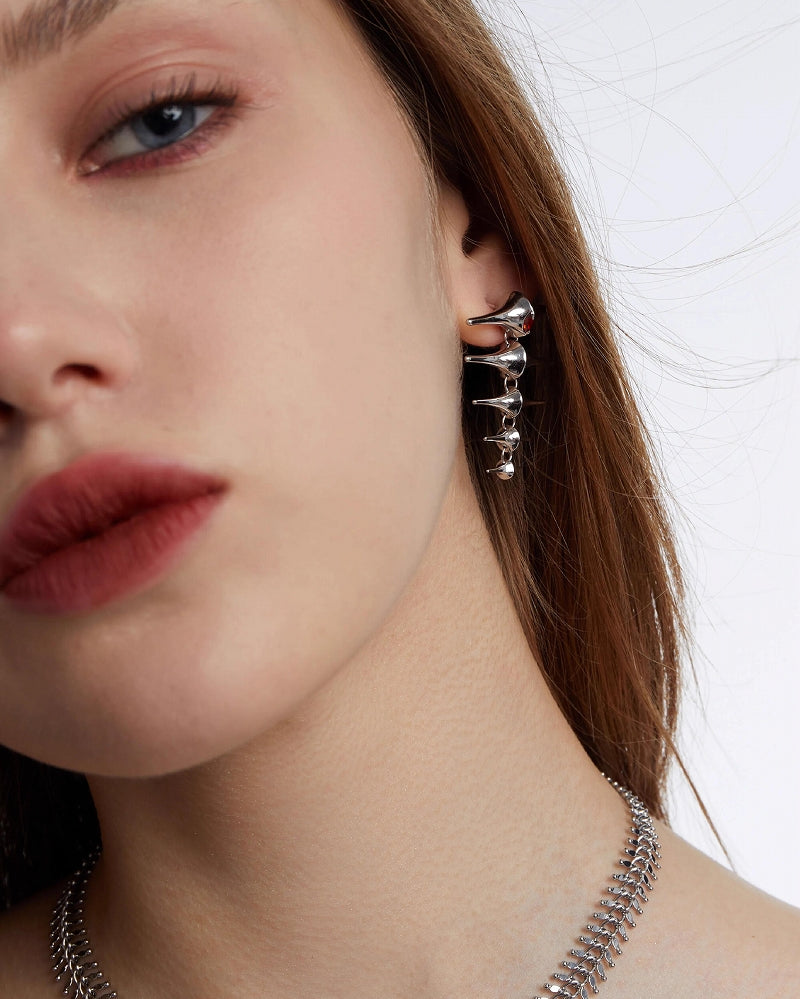 【OCTO VITA】Eternal Spinal Bone Earrings pg692