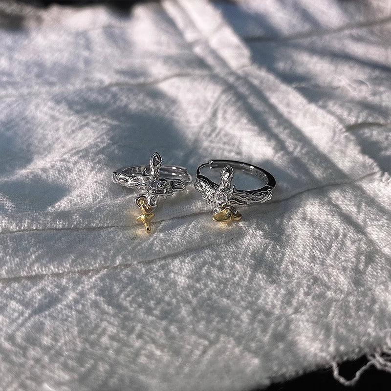 [Insomnia Artist] Talmud Cross Earrings pg1834