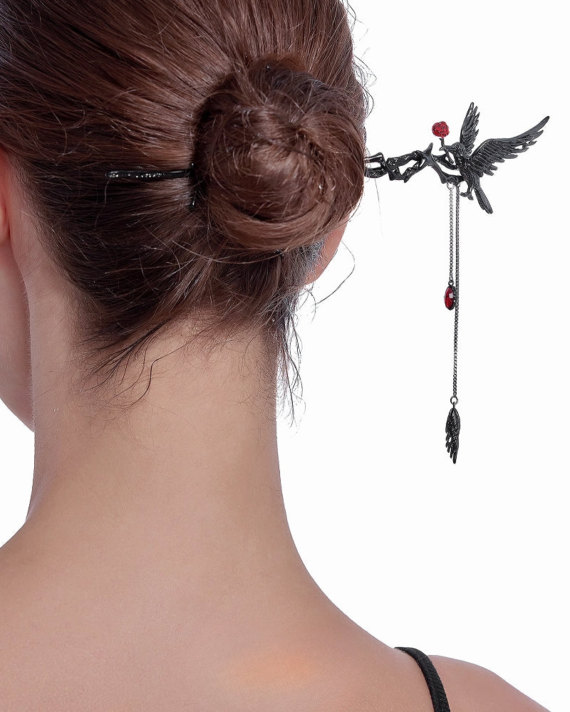 Thorn Dark Crow Hairpin
