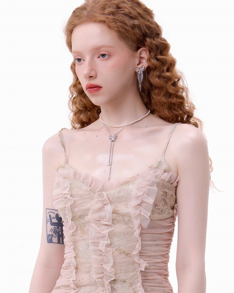 [SUMIYAKI] Butterfly Gummy Tassel Earrings pg314