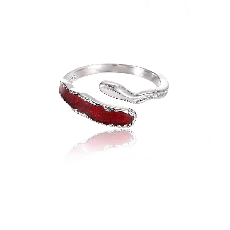 [FAITMAIN] Benmingnian Red Dripping Glaze Ring pg140