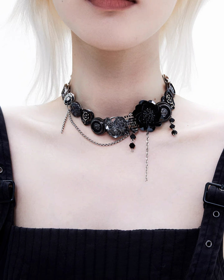 【1ST XULIE】Forbidden Rose Choker pg804