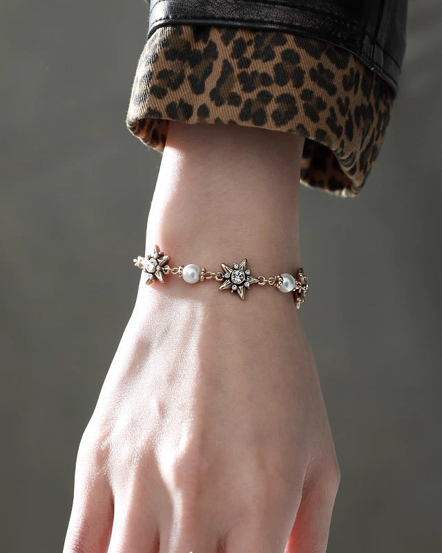 [1ST XULIE] Literary Fosun Retro Star Bracelet pg1094