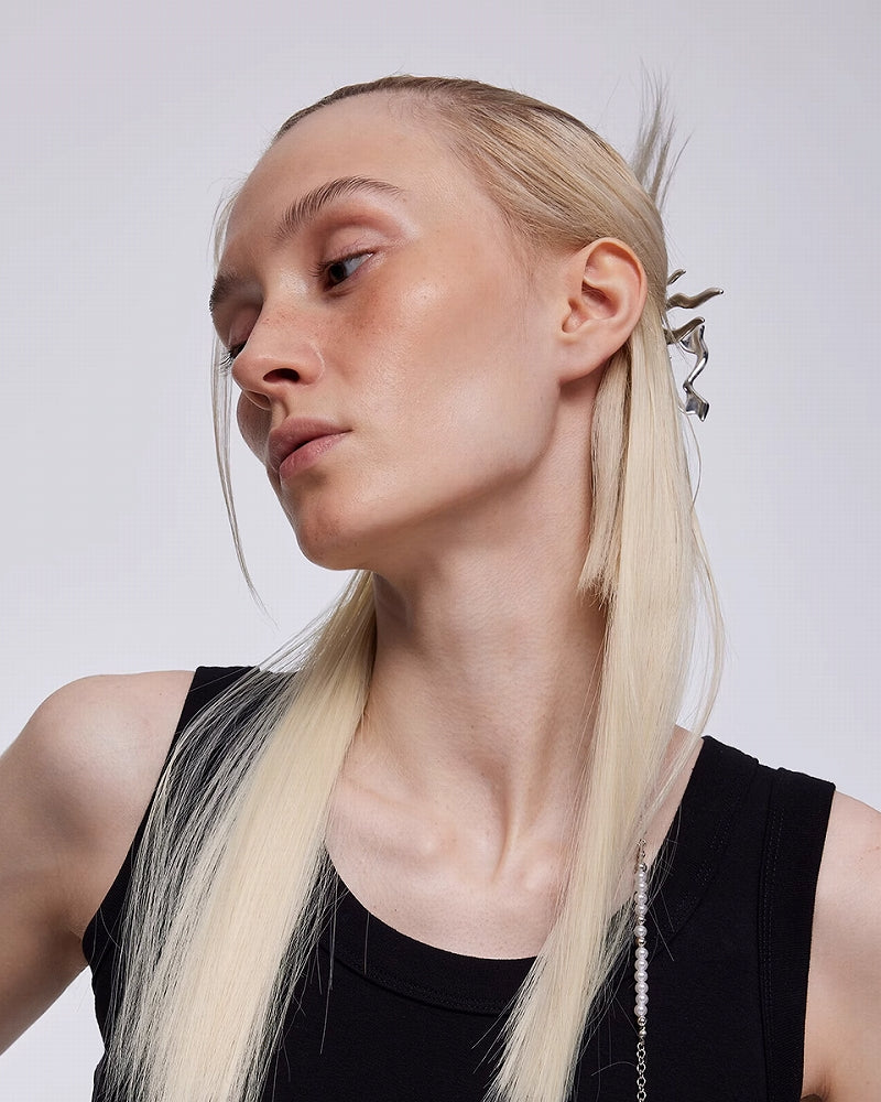 [BLACKHEAD]Y2B Grip Metal Tassel Hair Clip pg2027