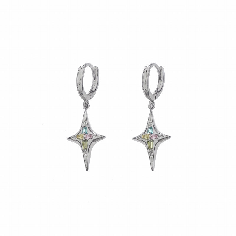 【SUMIYAKI】Astral Starburst Colored Earrings pg70