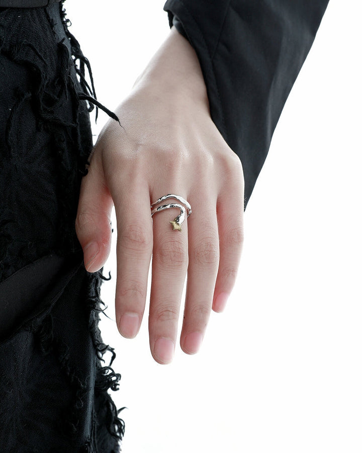 【1ST XULIE】Silver Snake Ring pg1610