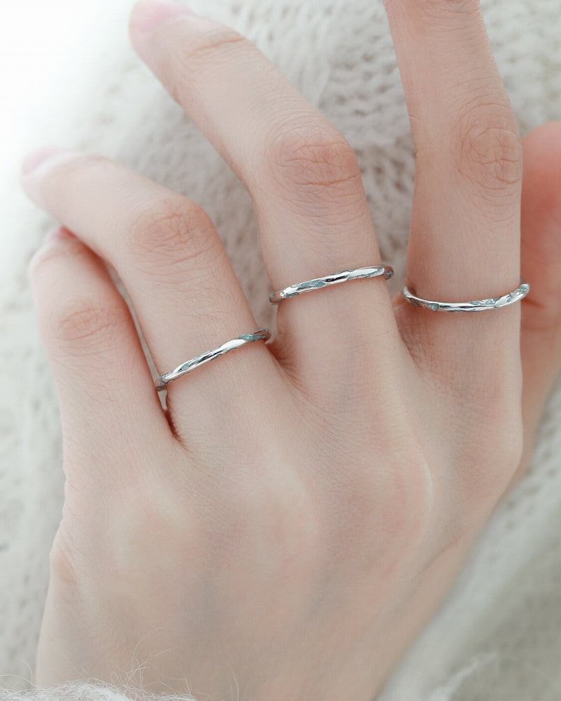 【1ST XULIE】Sea Blue Sterling Silver Ring pg1541