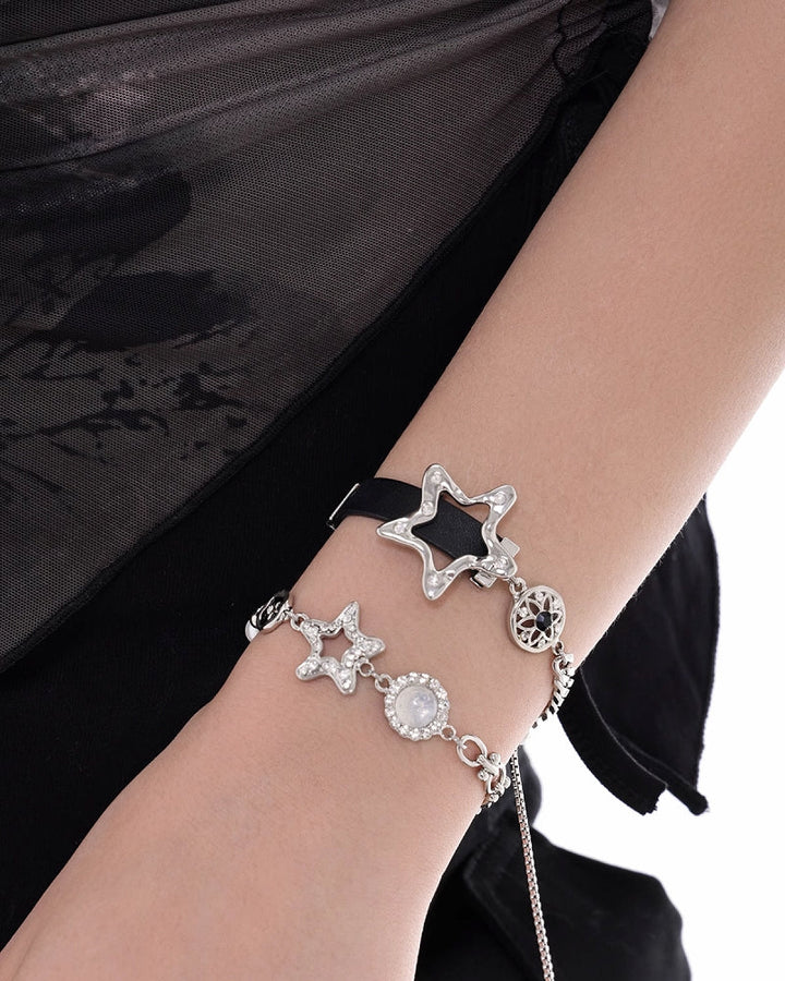 【SUMIYAKI】Retro Star Bracelet pg1489