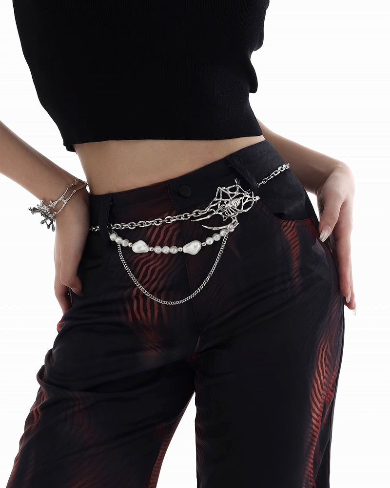 [SUMIYAKI] Taboo Spider Web Waist Chain pg1833