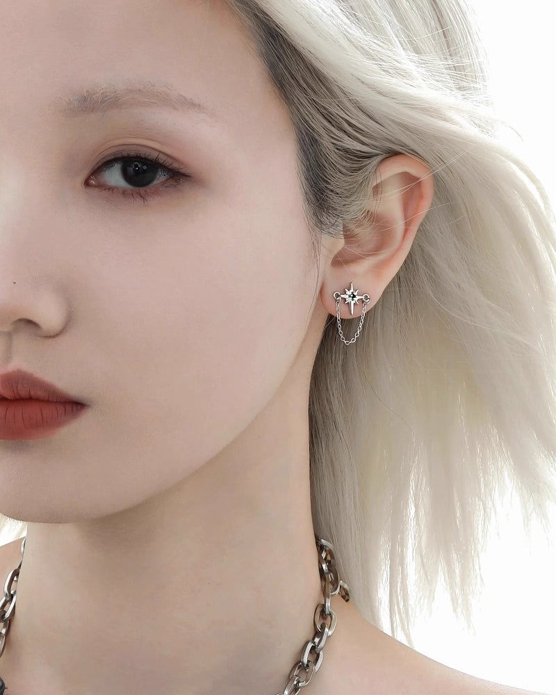 Light Domain Star Earrings 02