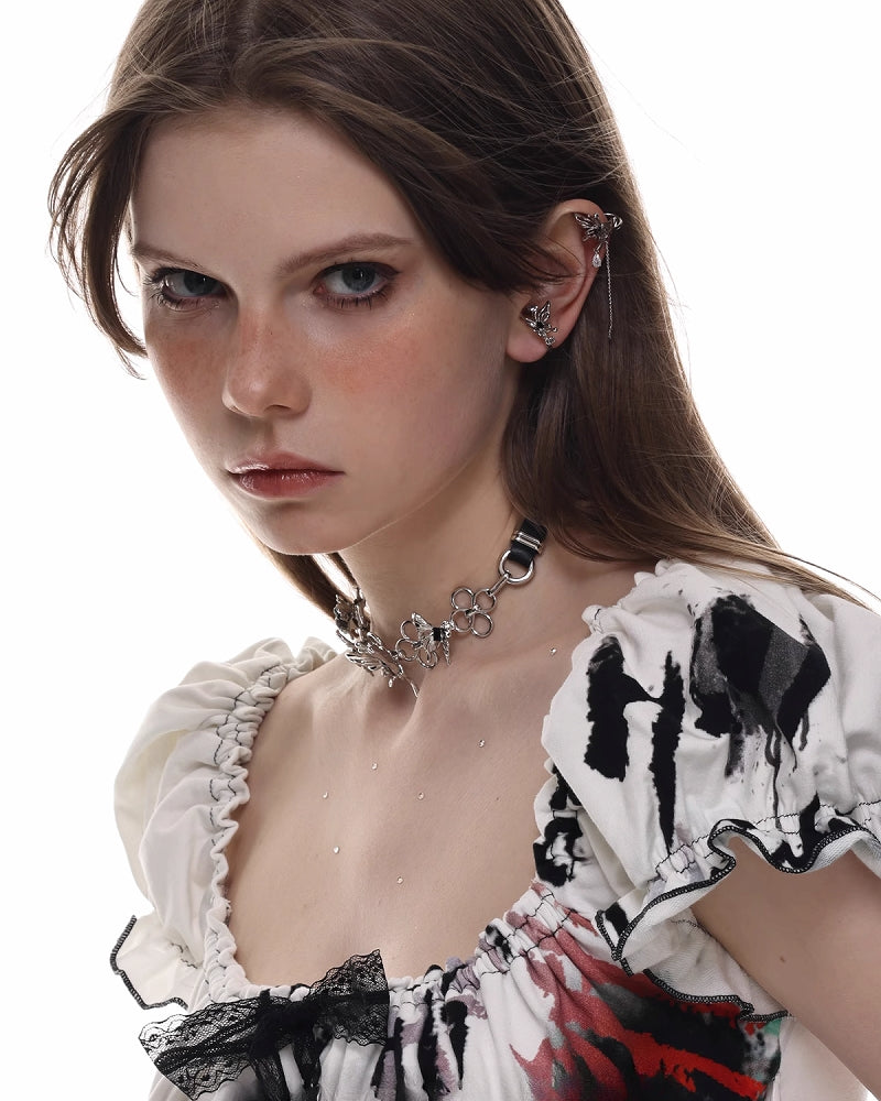 【SUMIYAKI】Night Butterfly Choker pg1263