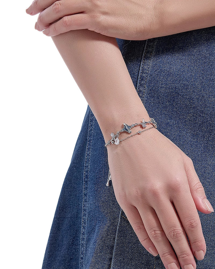 【MASW】Denim Retro Layer Starburst Bracelet pg580