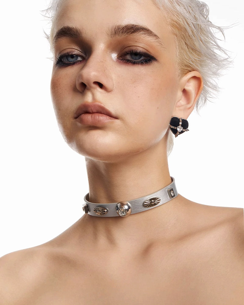 [OCTO VITA] Sweetheart Rock Gray Retro Chocker pg1815