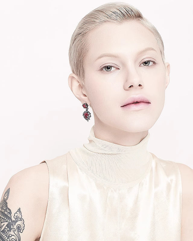 [Hard Candy] The Dark Side Of The Rose Earrings02 pg1851