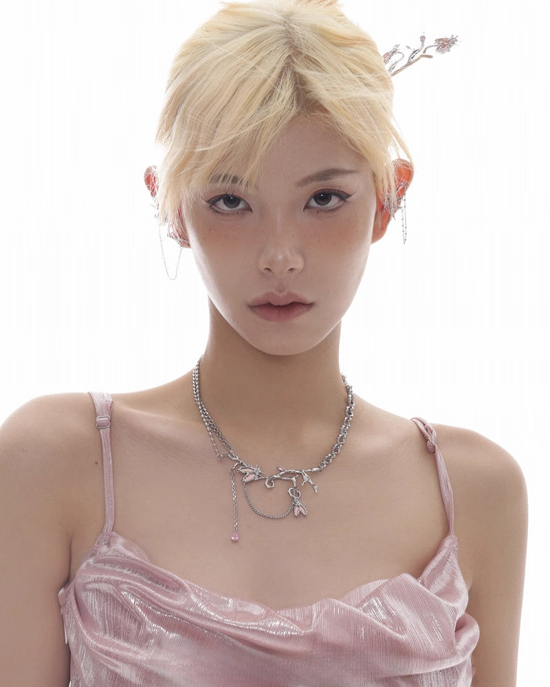 [SUMIYAKI]Flowing Firefly Earrings & Cuffs pg776