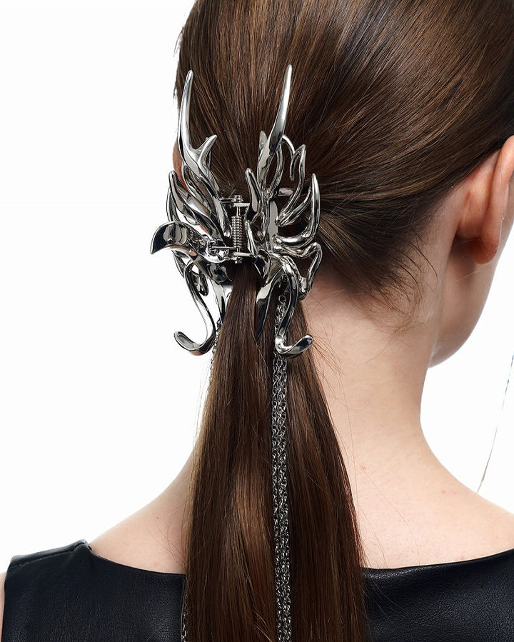 【BLACKHEAD】Dragon Tattoo Tassel Hair Clip pg623