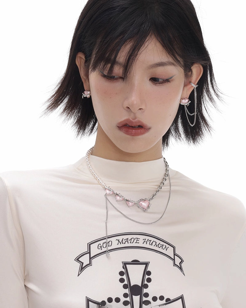 【SUMIYAKI】Confession Balloon Earrings & Cuff pg441