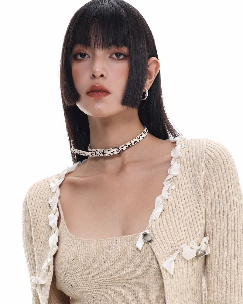 [SUMIYAKI] Graffiti Leopard Choker pg933