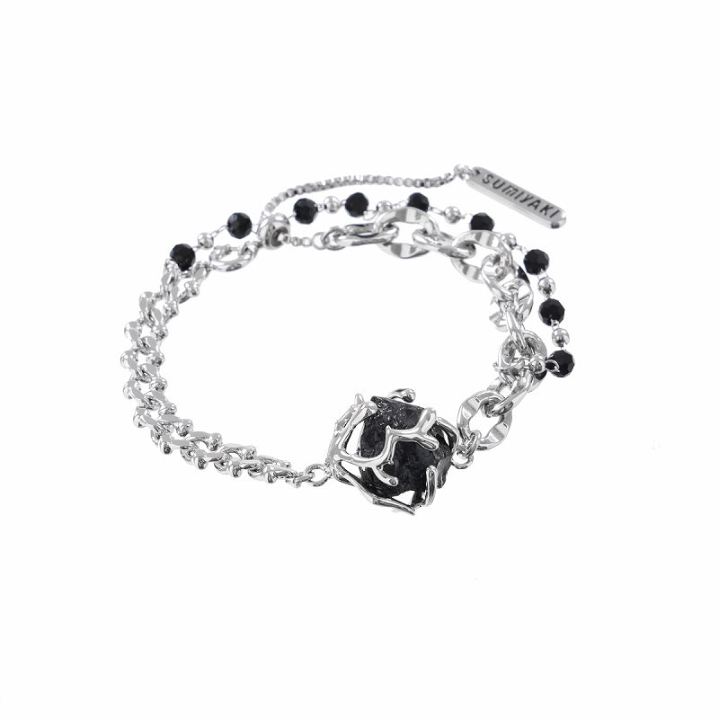 【SUMIYAKI】Ice Hunting Black Sand Bracelet pg1001