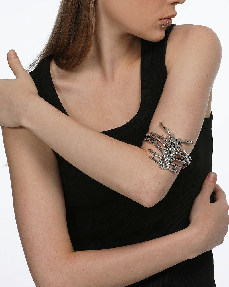 [BLACKHEAD]The X-Files Heart Shape Rib Bracelet pg1863