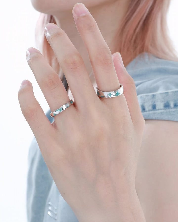 【1ST XULIE】Sea Starry Sky Seabed Ring pg1549