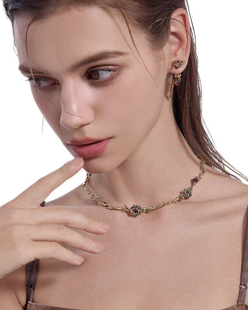 [MASW] Nostalgia Rose Necklace pg1301