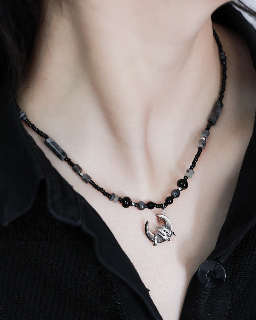 【1ST XULIE】Dark Moon Necklace01 pg540