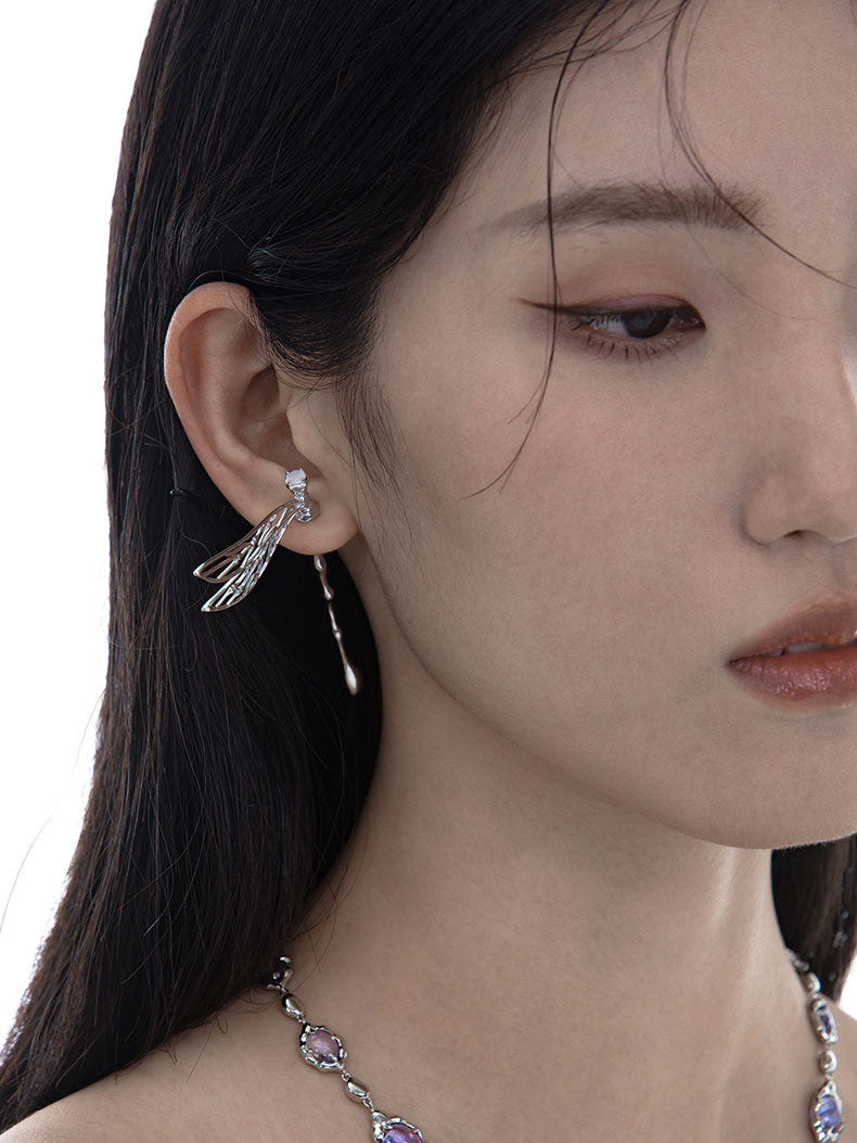 【Planktont 浮U生物】Dragonfly Earrings pg626