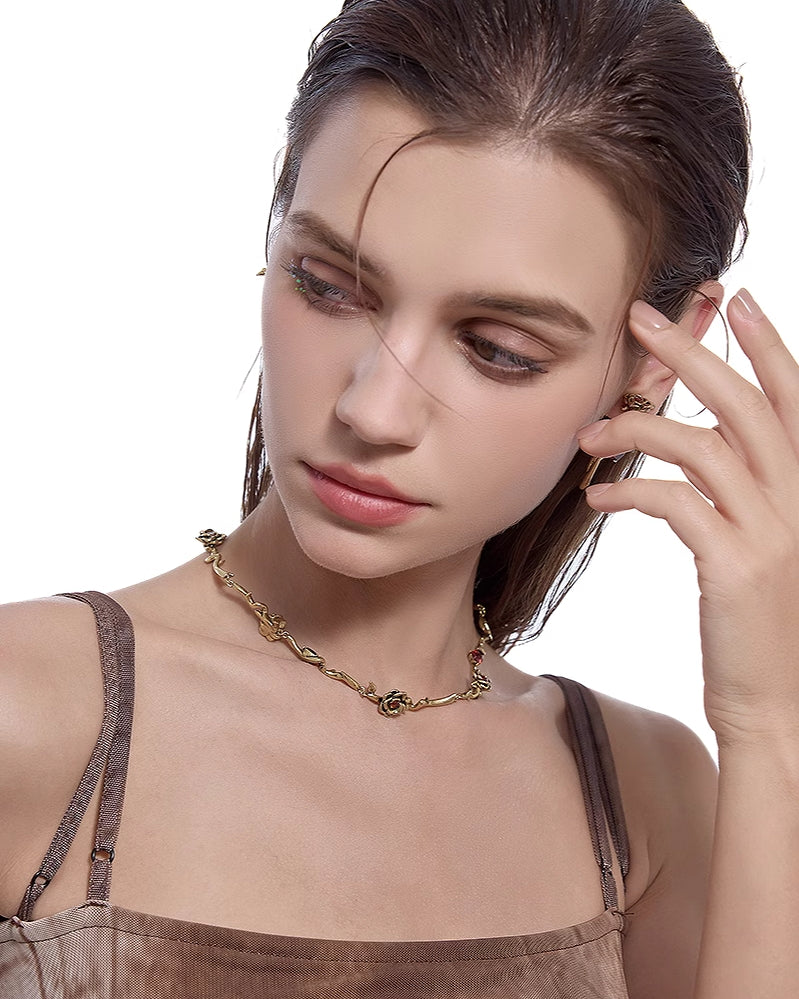 [MASW] Nostalgia Rose Necklace pg1301